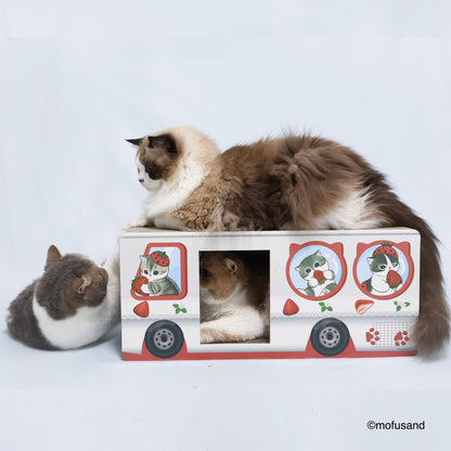 mofusand Cat Scratcher (Strawberry Meow)