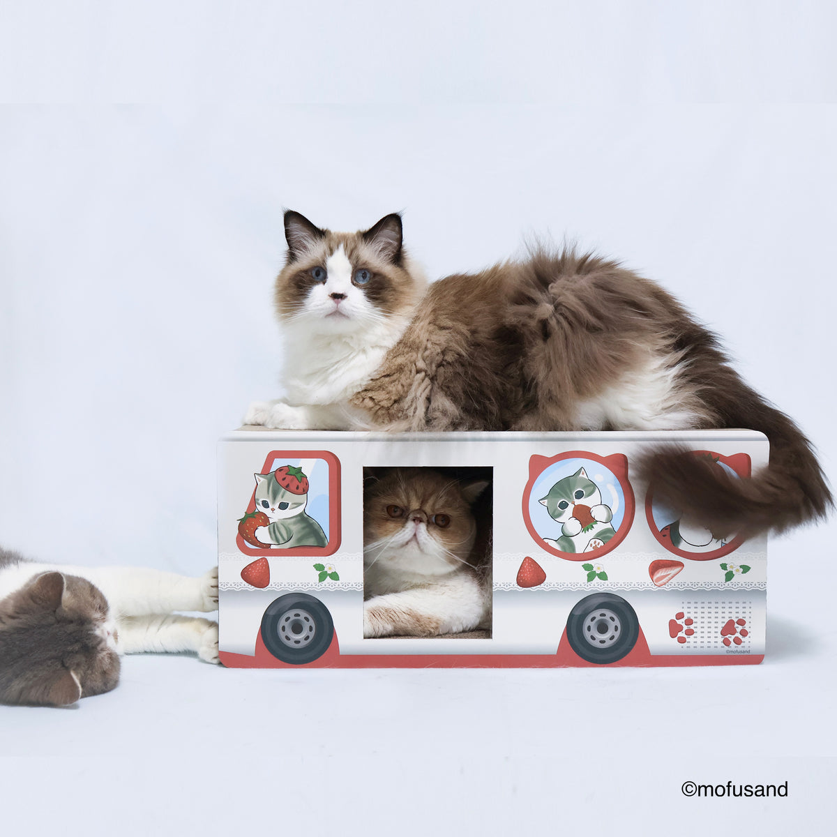mofusand Cat Scratcher (Strawberry Meow)