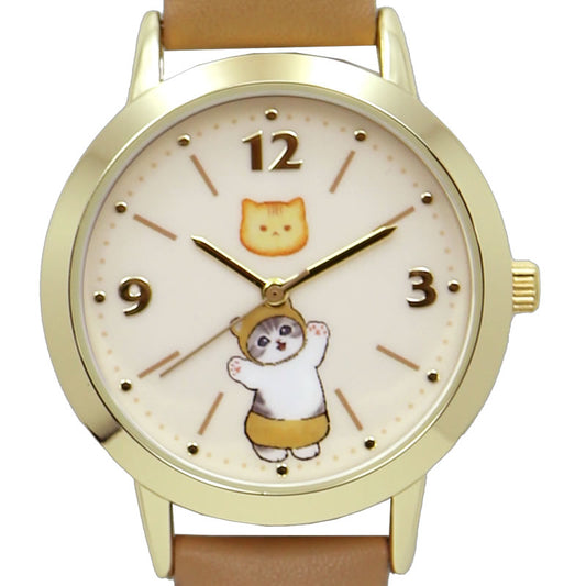 mofusand Leather watch (bear)