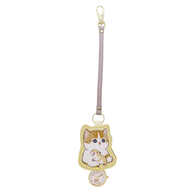 mofusand Die -cut key chain watch (hamster)