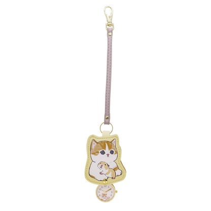 mofusand Die -cut key chain watch (hamster)