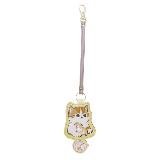 mofusand Die -cut key chain watch (hamster)