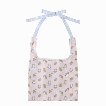 mofusand Mofumofu Store 2way Ribbon Marche Bag (Pink X Blue)