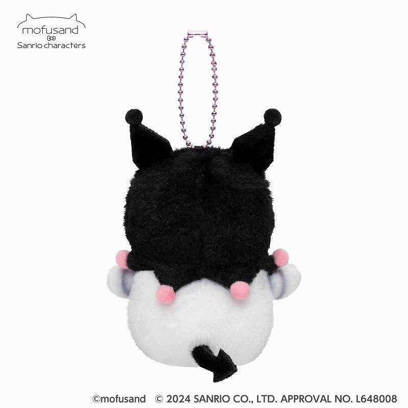 mofusand × Sanrio Characters Mini Mascot Keychain (Kuromi)