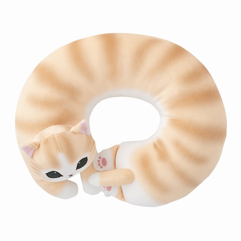 mofusand 旅行伴侣！ Nyanko蓬松的脖子枕头（教堂）