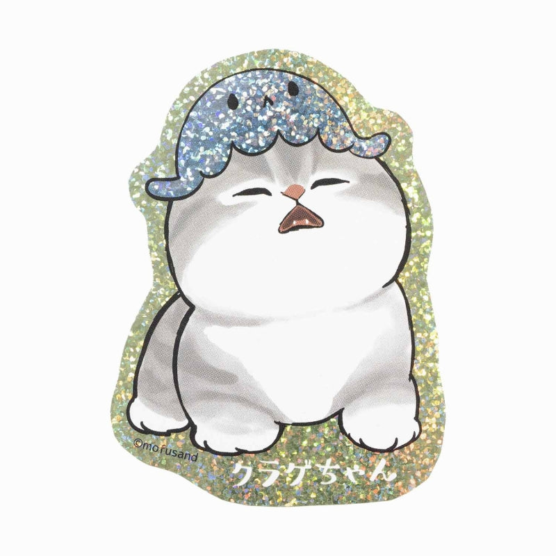 mofusand 可以應用於智能手機的大小的全息圖貼紙（水母-fish -chan）