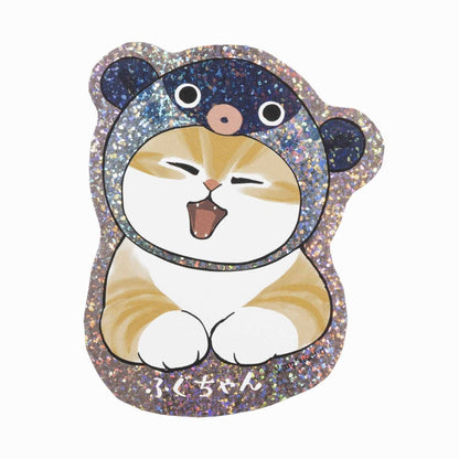 mofusand スマホに貼れるサイズのホログラムステッカー(ふぐちゃん)
