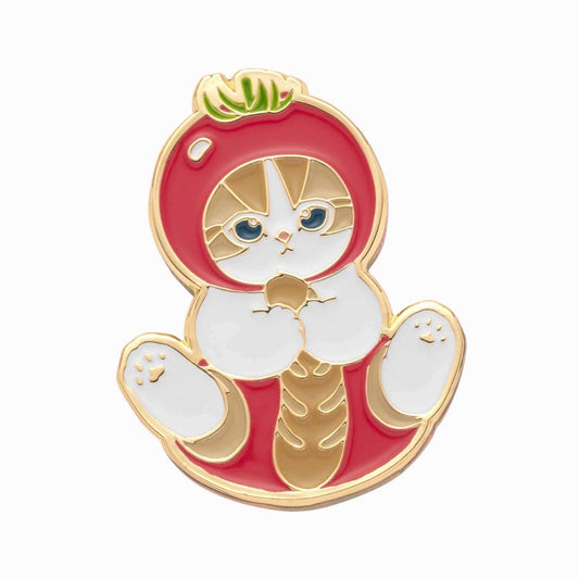 mofusand Mofumofu Marche Mini Pin Badge (Tomato)