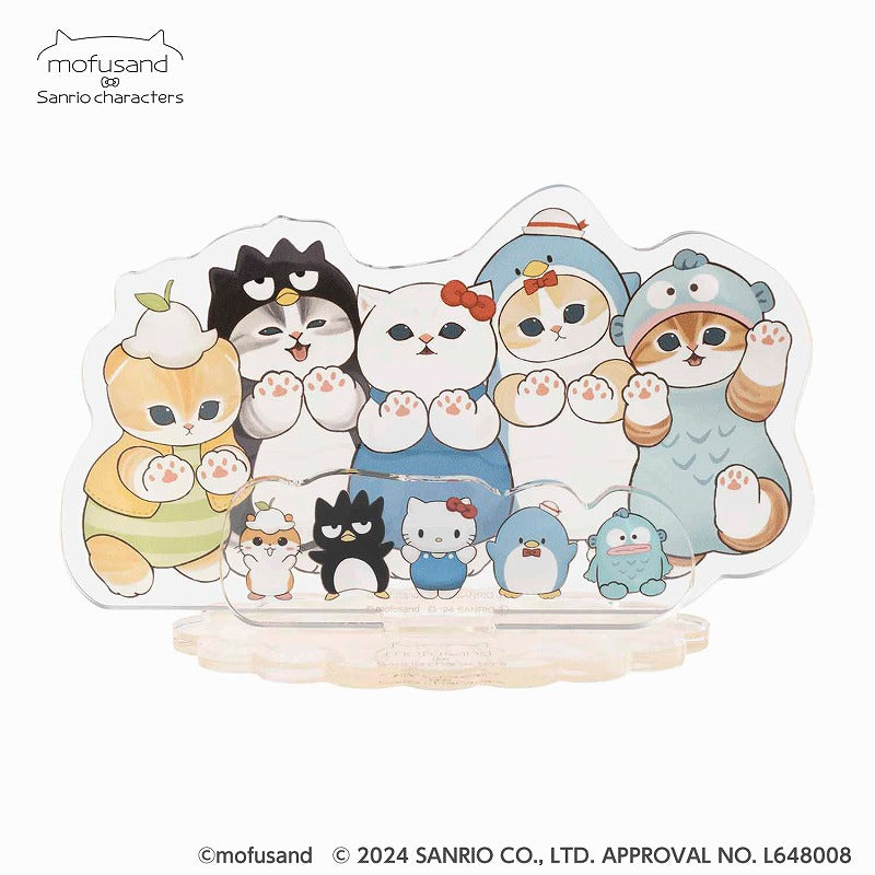 mofusand×サンリオキャラクターズ 大きめレイヤーアクリルスタンド(肉球)