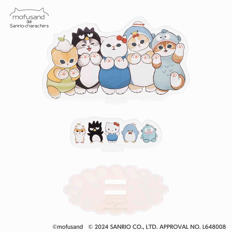 mofusand×サンリオキャラクターズ 大きめレイヤーアクリルスタンド(肉球)