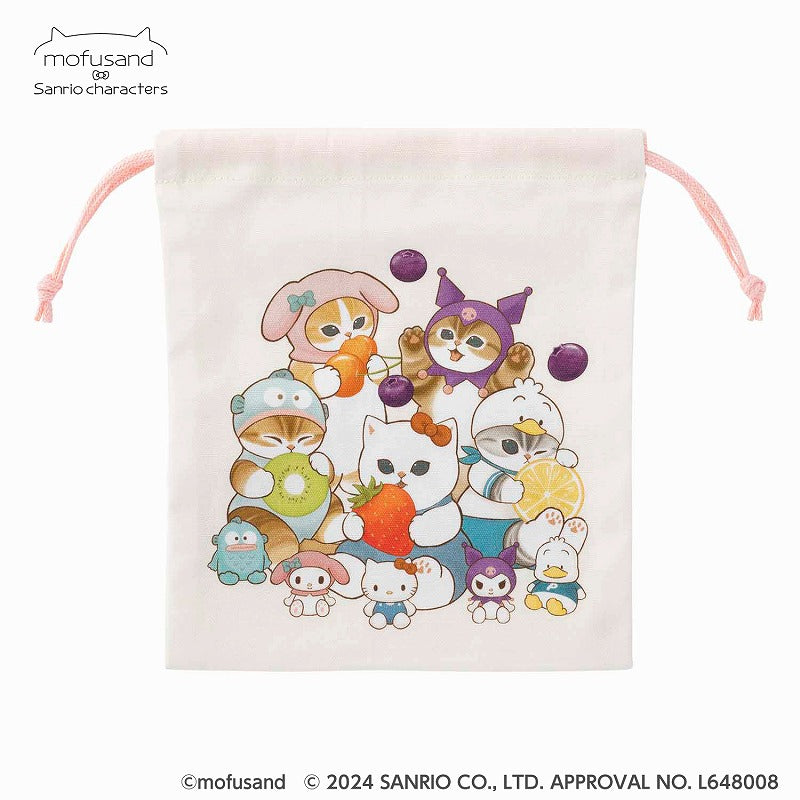 mofusand× Sanrio Characters A good size drawstring (everyone is good!)