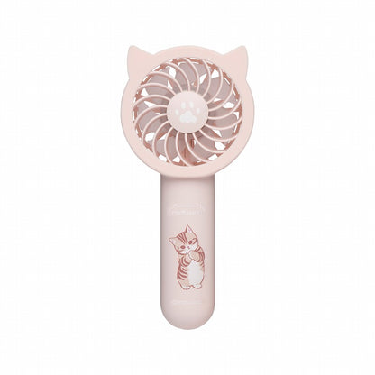 mofusand 2WAY Pocket Handy Fan (Pink)