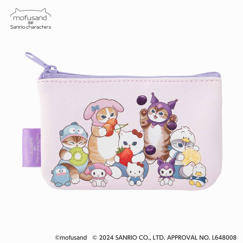 mofusand×サンリオキャラクターズ 3個セットメッシュポーチ