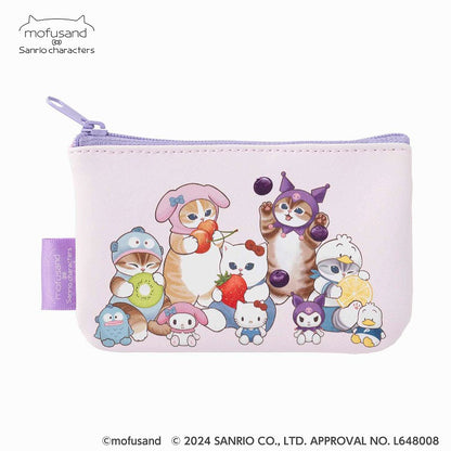 mofusand×サンリオキャラクターズ 3個セットメッシュポーチ