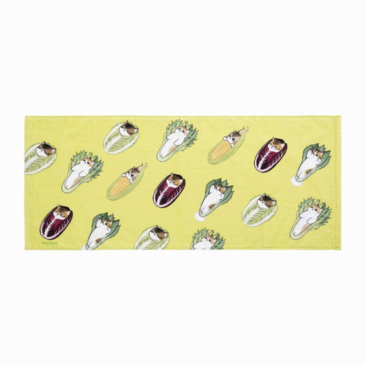 mofusand Mofumofu Marche Soft Face Towel (Green)