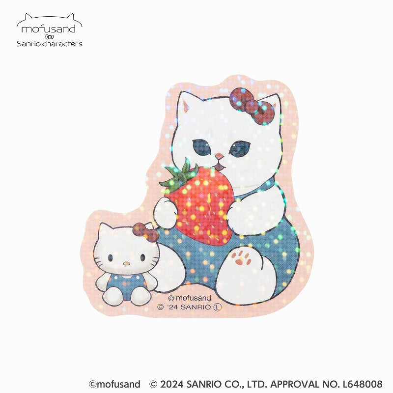 mofusand×サンリオキャラクターズ スマホに貼れるサイズのステッカーコレクション(全13種)