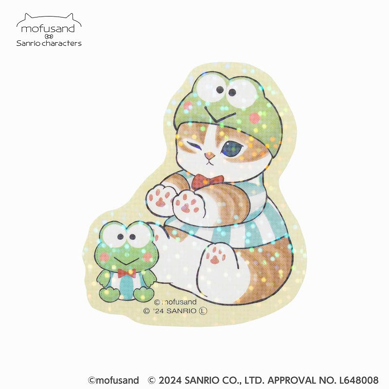 mofusand×サンリオキャラクターズ スマホに貼れるサイズのステッカーコレクション(全13種)