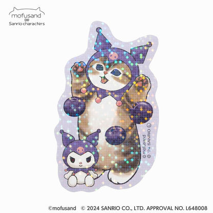 mofusand×サンリオキャラクターズ スマホに貼れるサイズのステッカーコレクション(全13種)