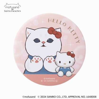 mofusand×サンリオキャラクターズ マット缶バッジコレクション(全10種)