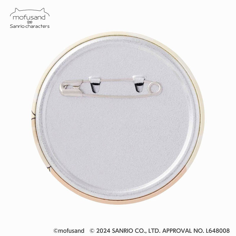 mofusand×サンリオキャラクターズ マット缶バッジコレクション(全10種)