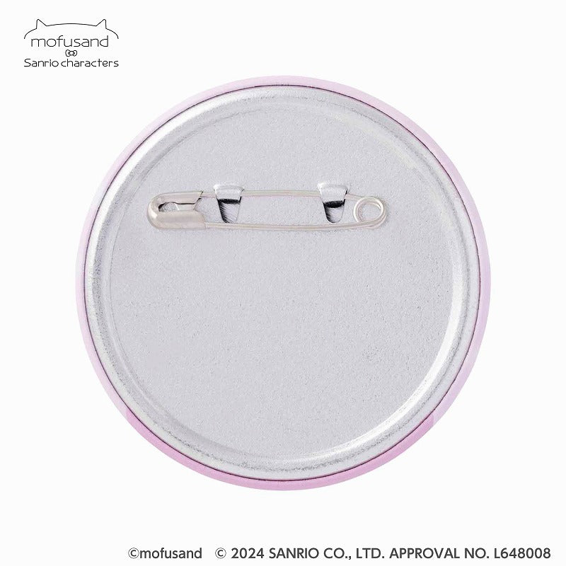 mofusand×サンリオキャラクターズ マット缶バッジコレクション(全10種)