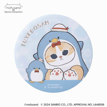 mofusand×サンリオキャラクターズ マット缶バッジコレクション(全10種)