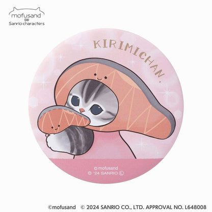 mofusand×サンリオキャラクターズ マット缶バッジコレクション(全10種)