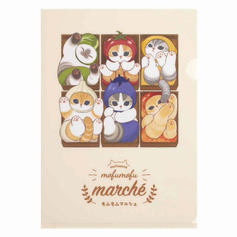 mofusand Mofumofu Marche Clear File (Assorted)