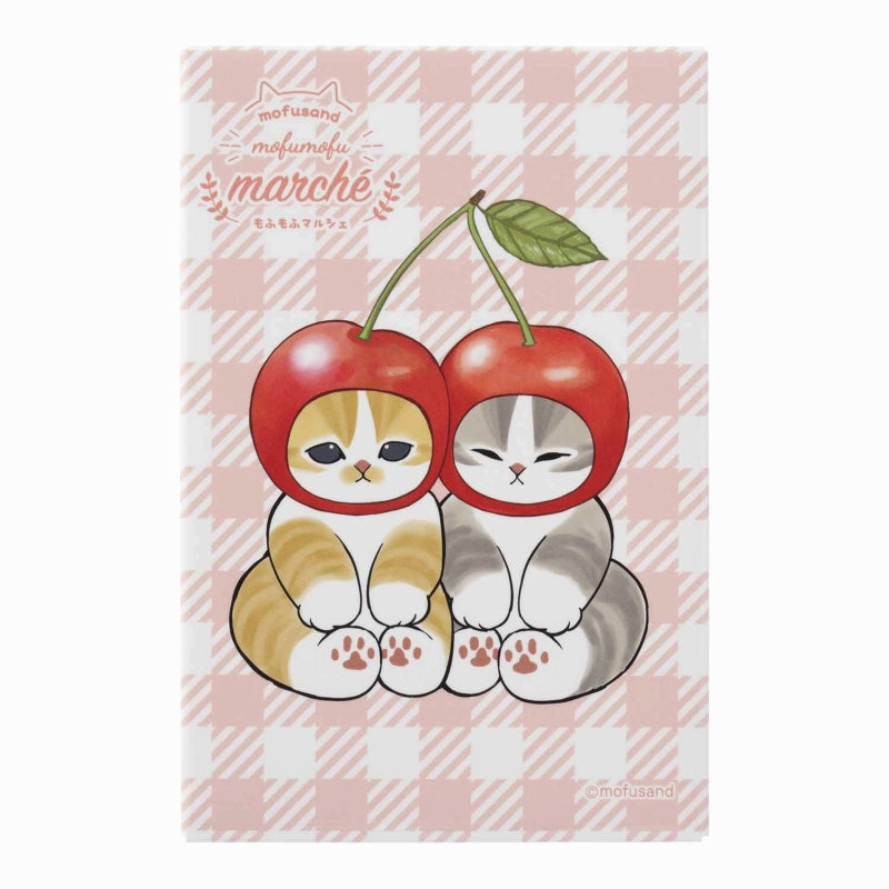 mofusand Mofumofu Marche Square magnet (cherries)