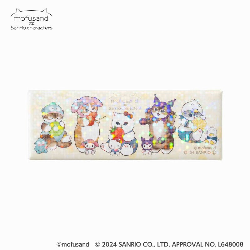 mofusand× Sanrio Characters Shiny Hologram Magnet Mini! (Everyone gathering / yellow)