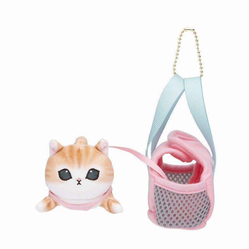 mofusand Nyanko Mascot with Outing Bag (Chapel / Pink)