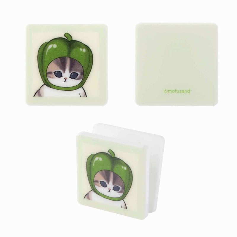 もふもふ mofusand もふもふストア スクエアマグネット(くろねこ