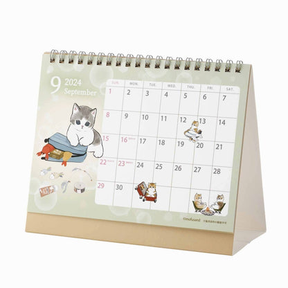mofusand 2024 년 1 월부터 데스크탑 캘린더 (미니 씰 포함)
