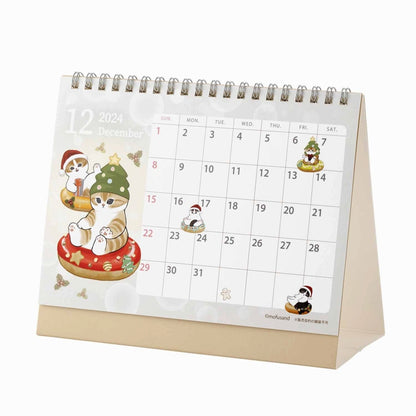 mofusand 2024 년 1 월부터 데스크탑 캘린더 (미니 씰 포함)