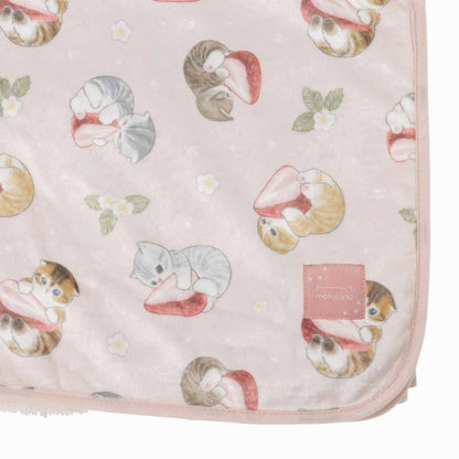 mofusand 큰 담요 담요 (딸기)가있었습니다.