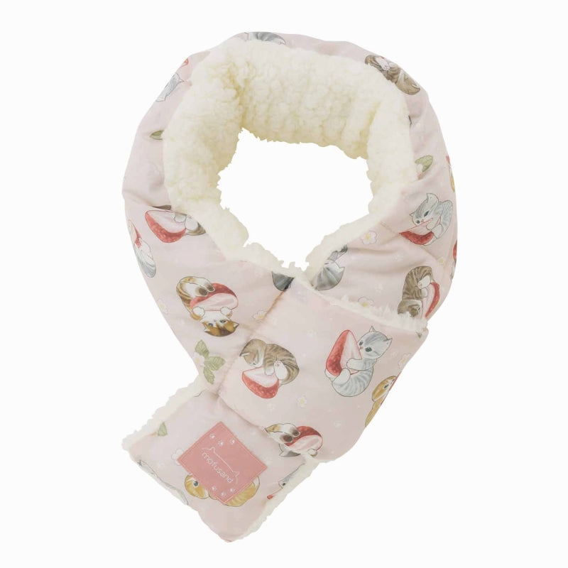 mofusand There was a fluffy muffler (strawberry)