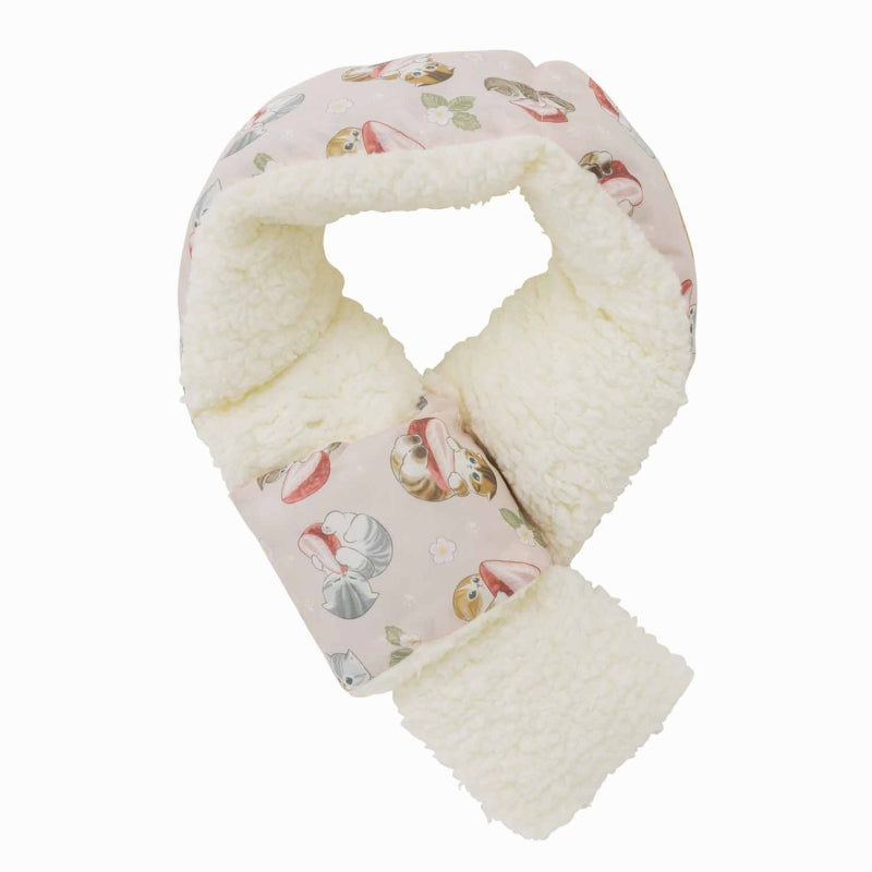 mofusand There was a fluffy muffler (strawberry)