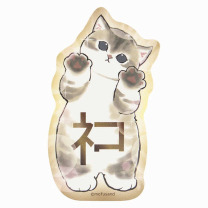 mofusand可以粘贴在展览智能手机（CAT）上的贴纸（CAT）
