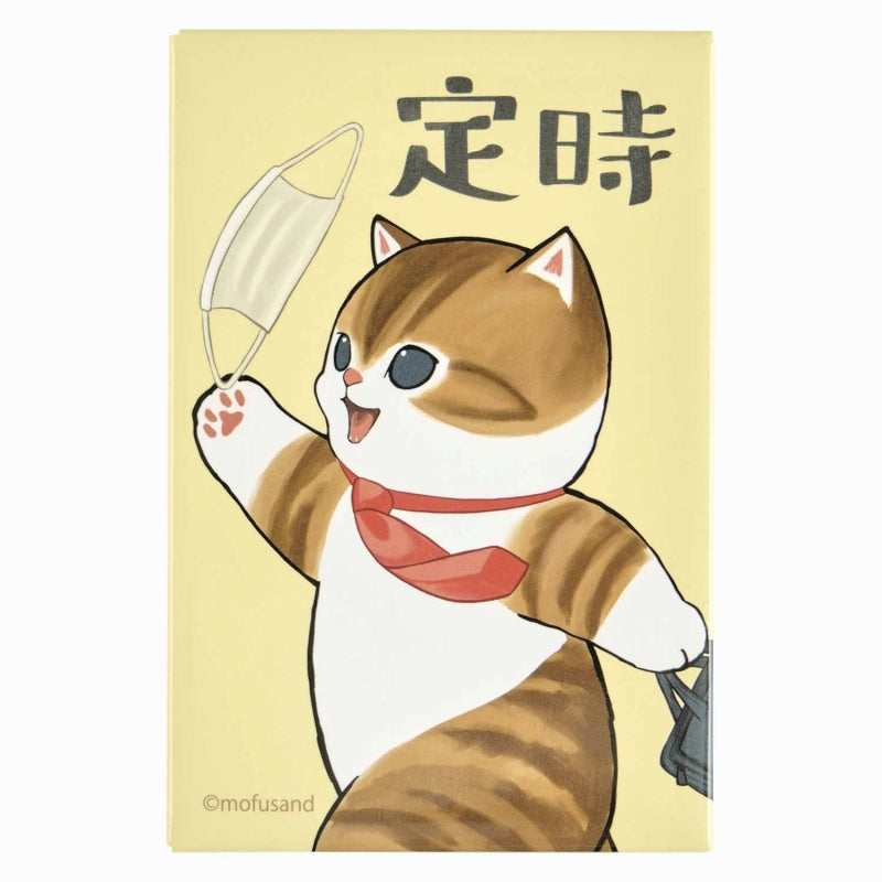 mofusand Work! Salary Nyan Square magnet (regular)