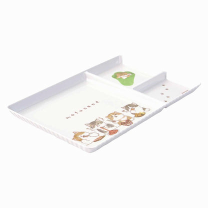 mofusand 仕切り付きメラミンプレート