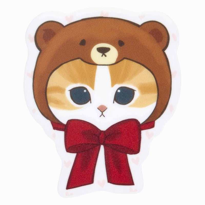 mofusandExhibition Daikat Acrylic Badge (Okao Teddy Bear Nyan)
