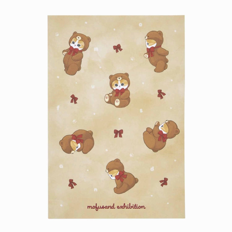 mofusandExhibition postcard (chirashi pattern)