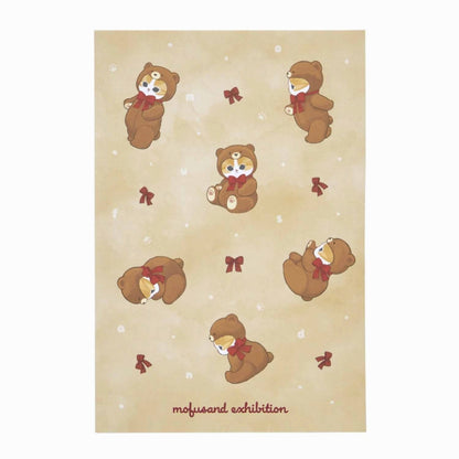 mofusandExhibition postcard (chirashi pattern)