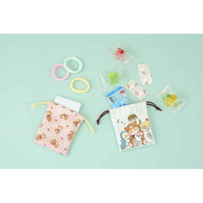 mofusandExhibition dirt can also be used as a microfiber of 2 pieces mini drawstring (chirashi pattern)