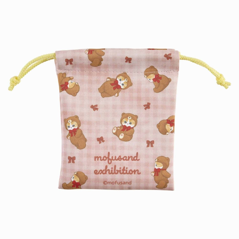 mofusandExhibition dirt can also be used as a microfiber of 2 pieces mini drawstring (chirashi pattern)