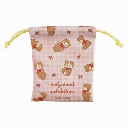 mofusandExhibition dirt can also be used as a microfiber of 2 pieces mini drawstring (chirashi pattern)