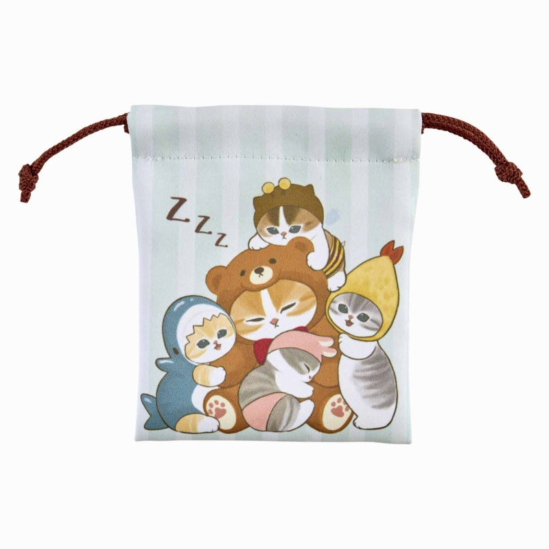 mofusandExhibition dirt can also be used as a microfiber of 2 pieces mini drawstring (chirashi pattern)