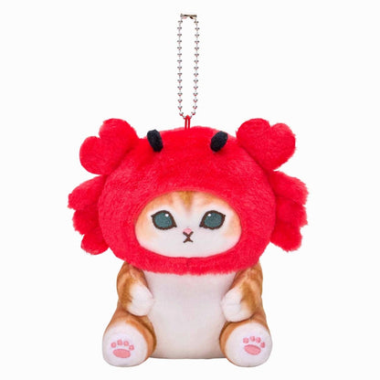mofusand Sea Creature Meow Mascot Keychain (Crab Meow)