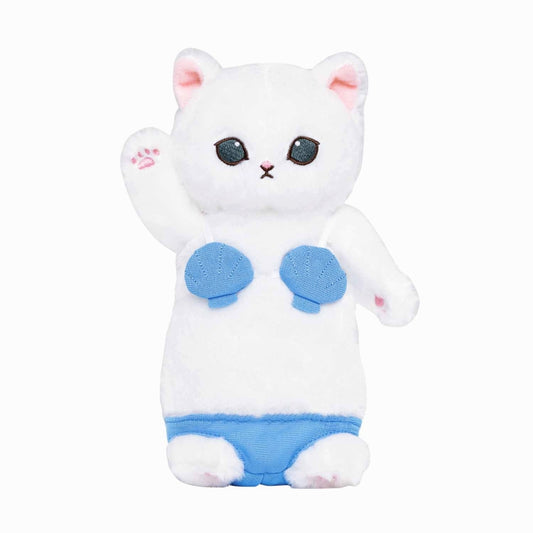 mofusand Chubby Swimsuit Meow Plush (Shell)