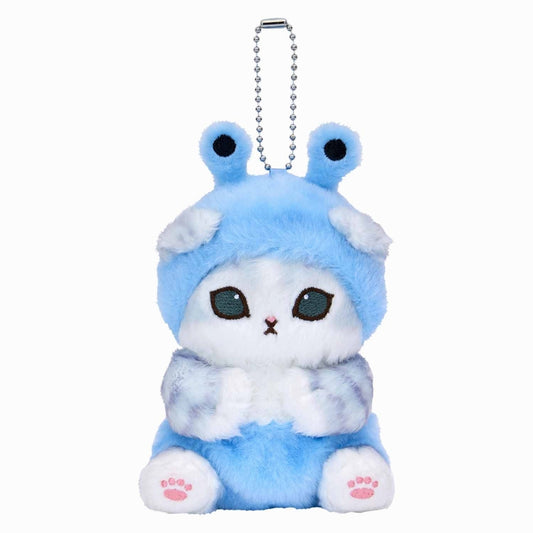 mofusand Fluffy Longhair Mascot Keychain (Snail Meow)